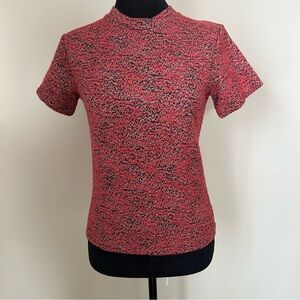 FREE PEOPLE Marled Knut Shirt Sleeve Top - Size Small